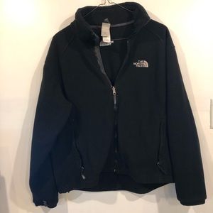 BLACK NORTH FACE FLEECE JACKET